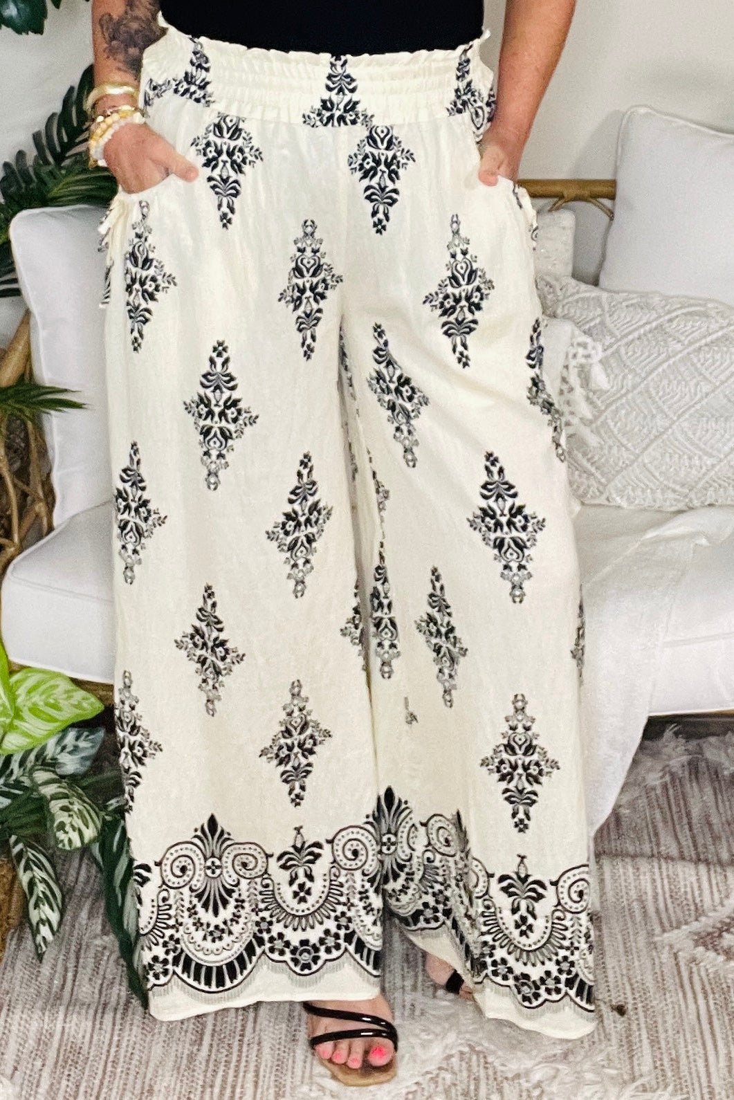 Villa Vibes Cream Pants - P125CM