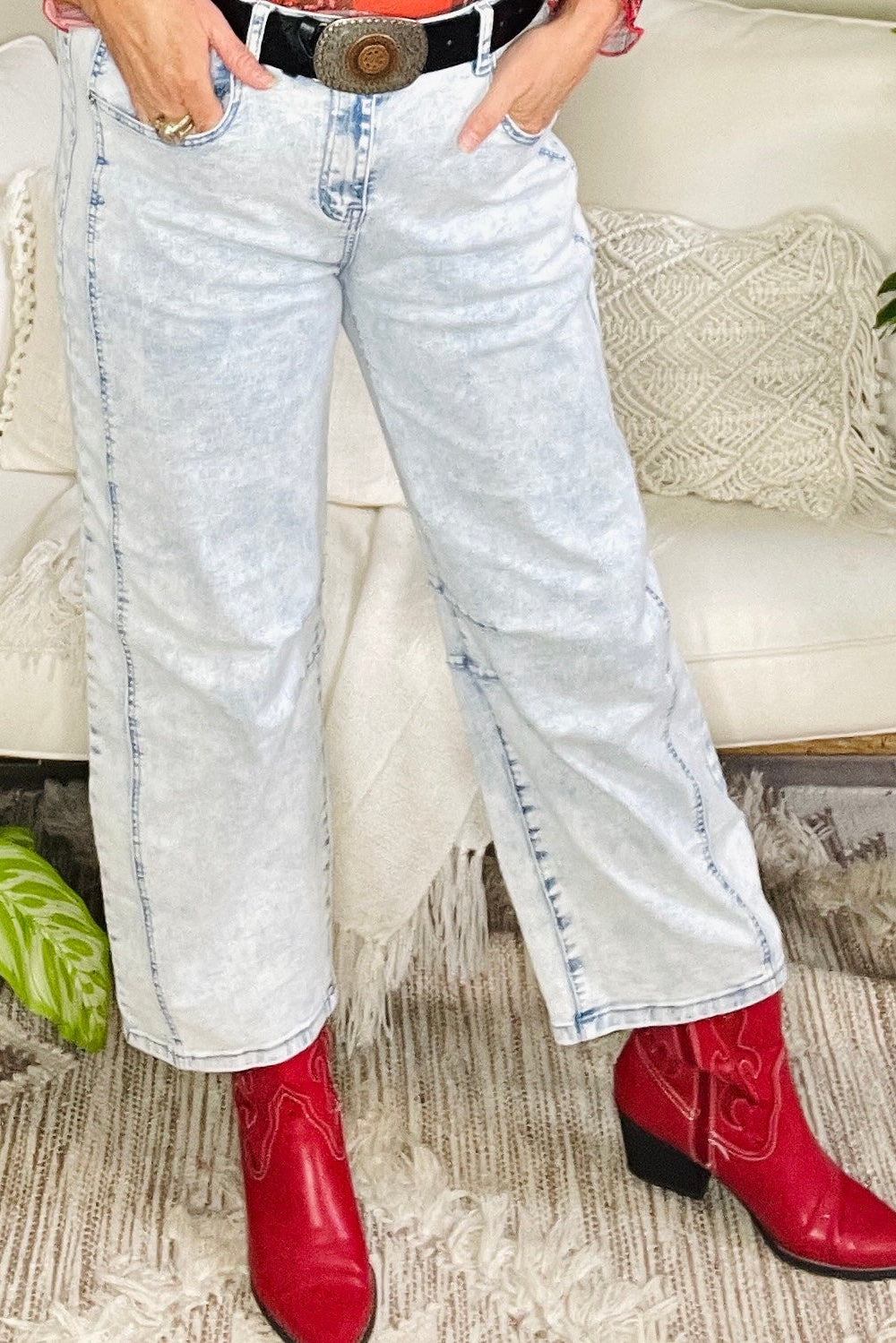 Cool Girl Denim Barrel Jeans