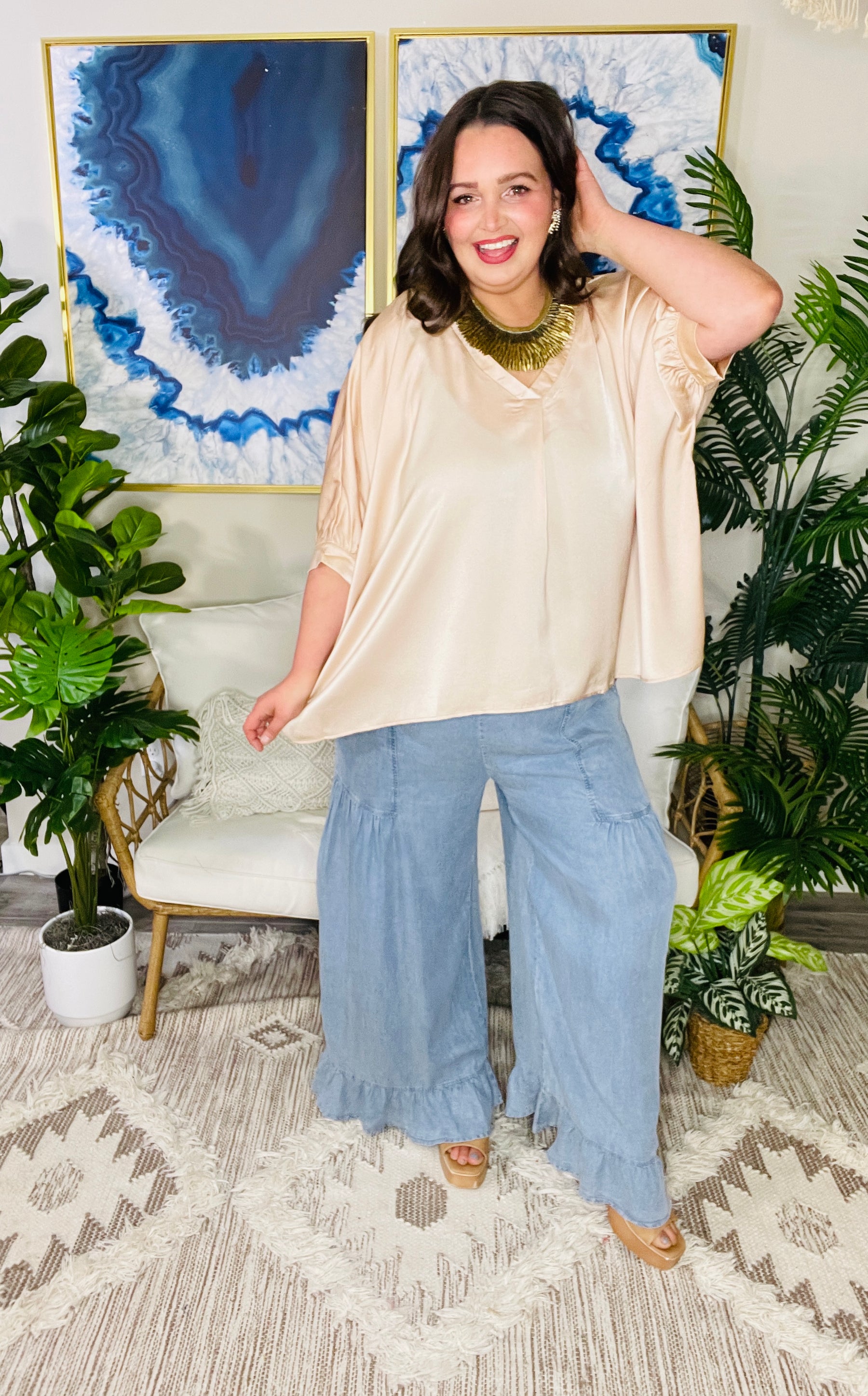 Champagne Wishes Top - S885CHA