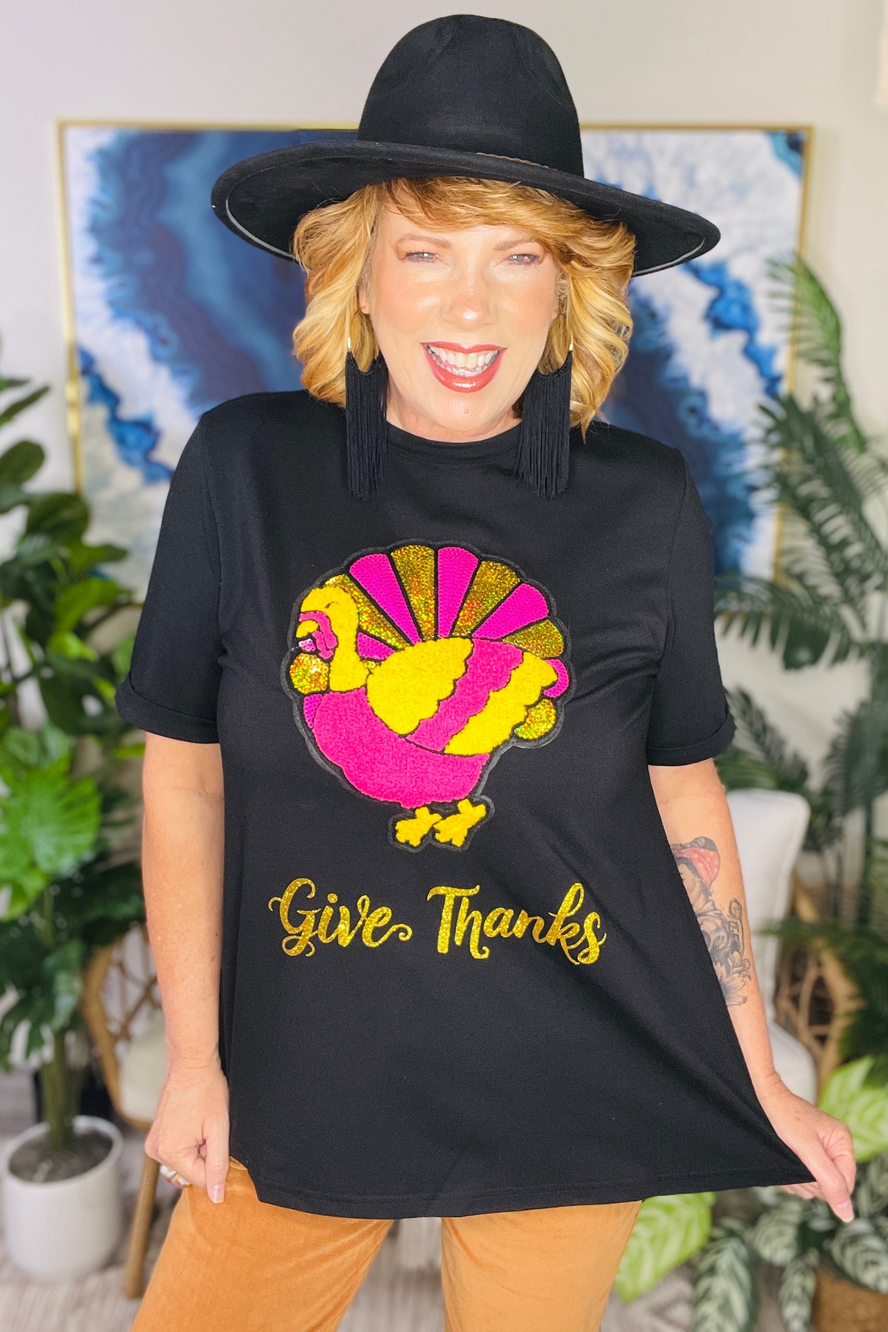 Turkey Trot Cutie Top - S956BK