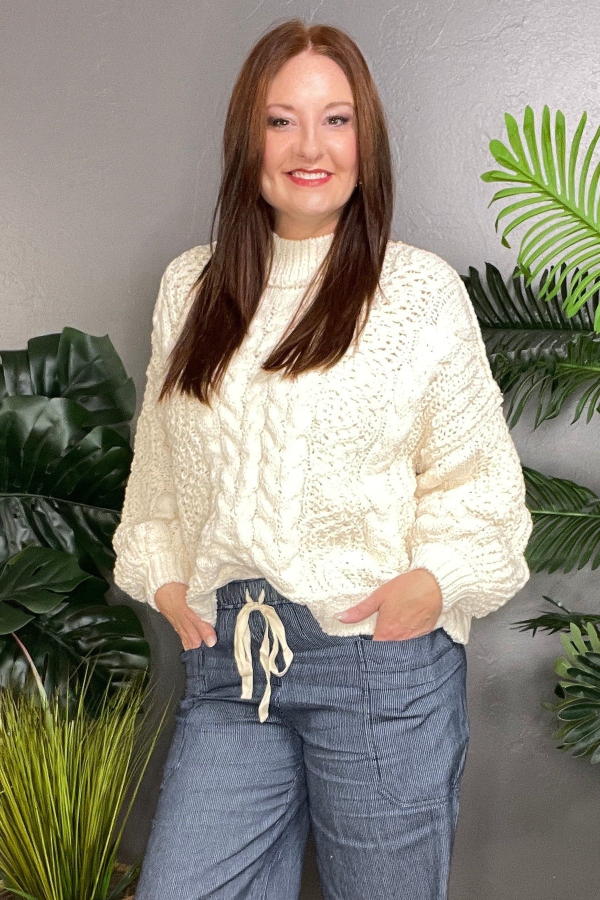 Over My Head Chenille Sweater - S164CM