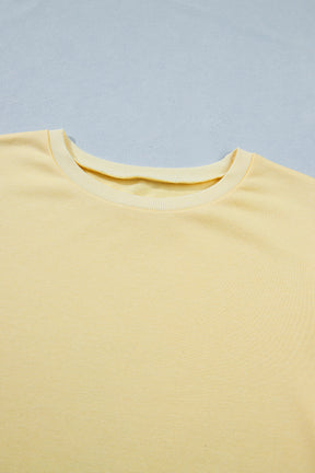 This Is It Yellow Cream Top And Pant Set