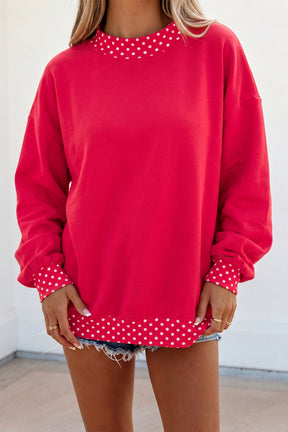 Something About Her Polka Dot Sweatshirt (9 Colors)