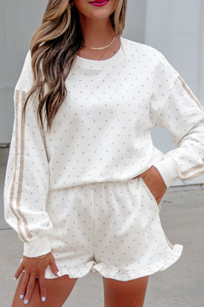 Dotted Delight Top And Short Set