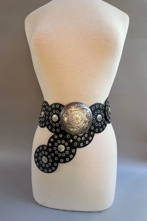 Black Disk Belt - BE007BK