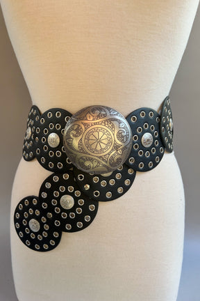 Black Disk Belt - BE007BK