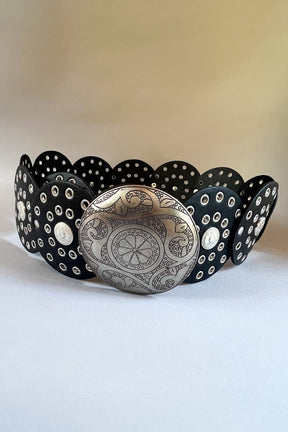 Black Disk Belt - BE007BK