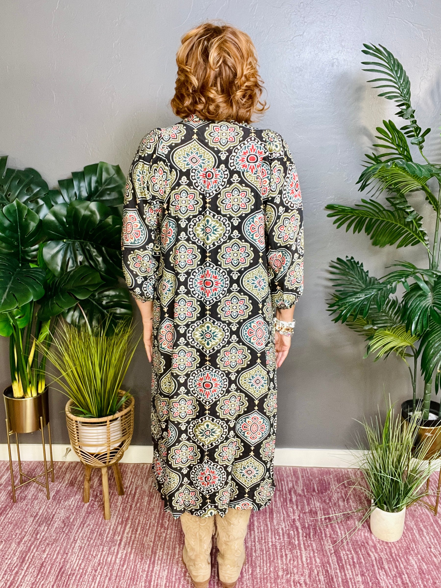 Join The Movement Midi Dress - DR029BK