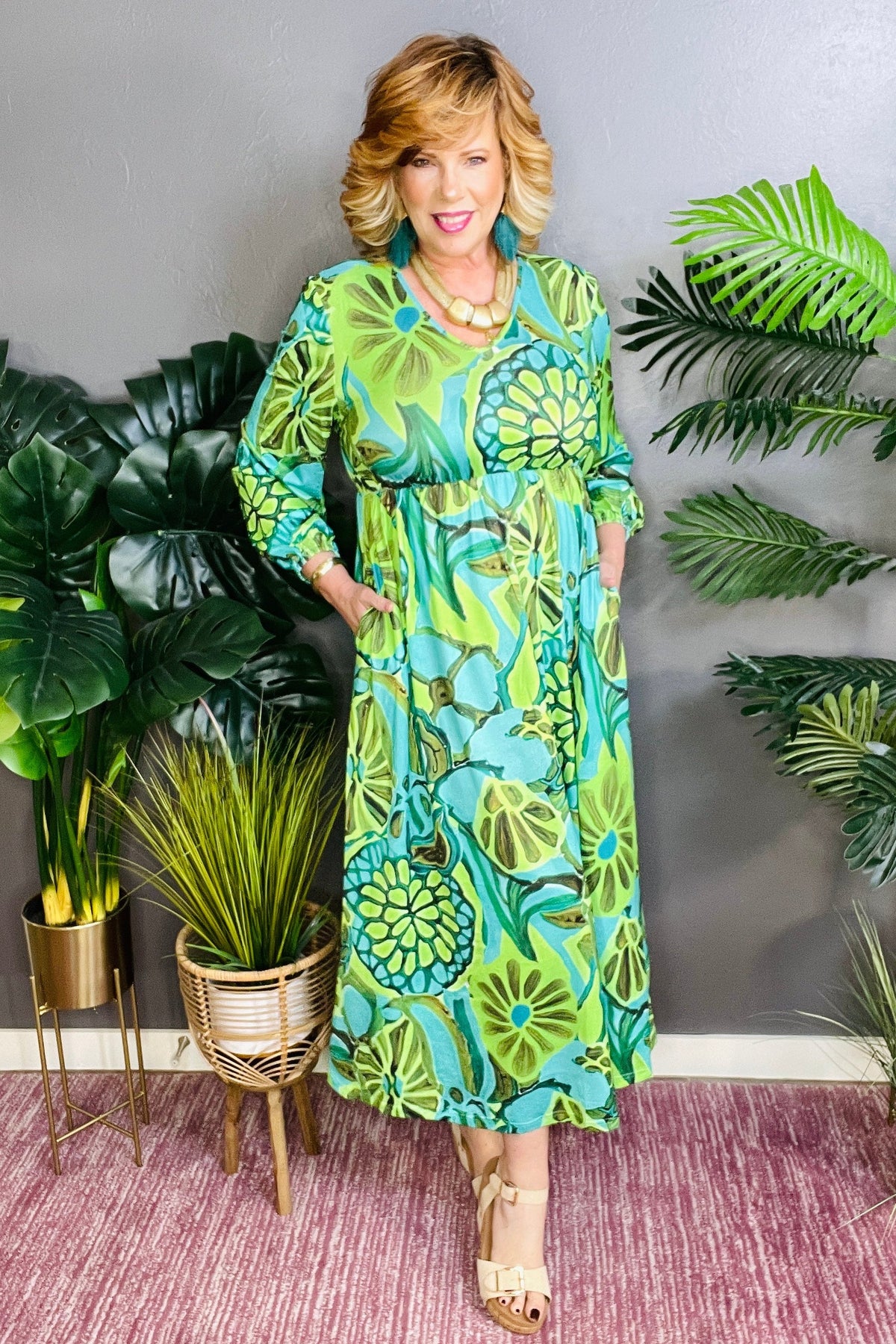 Spring In Full Bloom Dress - DR059TU