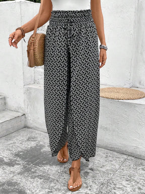 Look Your Best Bohemian Print Wide Leg Pants