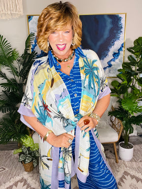 Palm Paradise Kimono - OT177LV