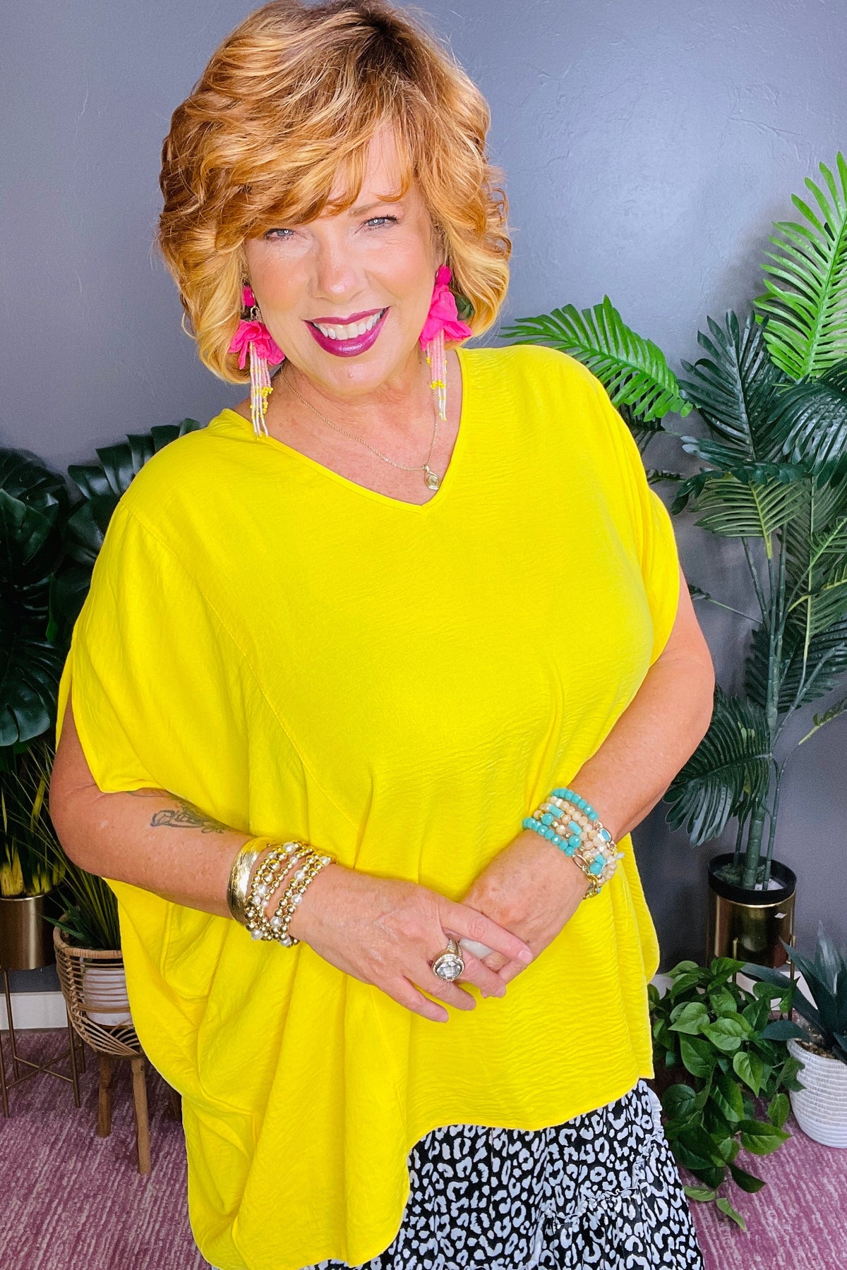 Make It Happen Yellow Top - S594YE