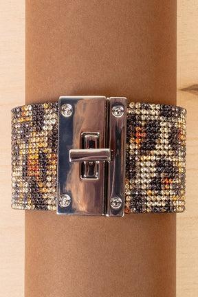 Rhinestone Cuff Bracelet - B006LE
