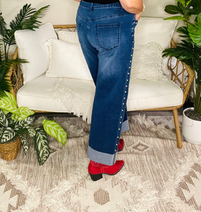 Edge Of Glam Studded Jeans (3 Colors)