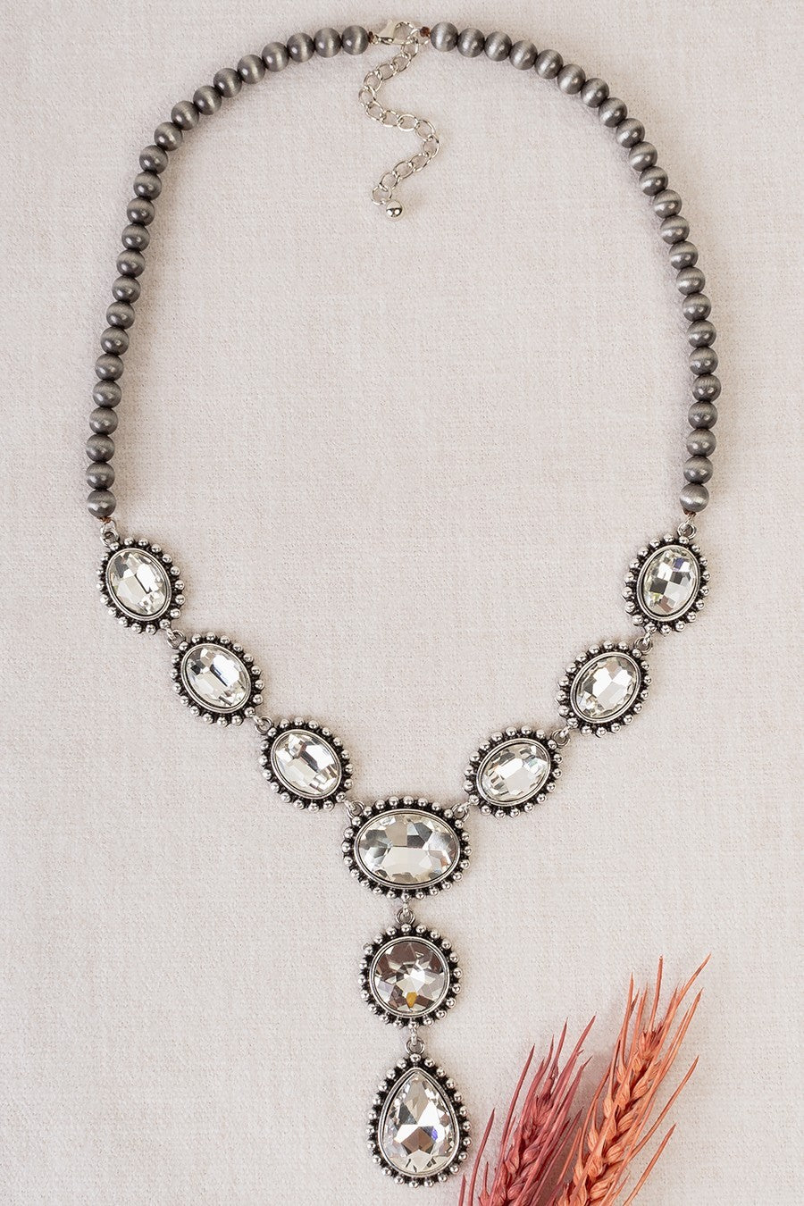 Crystal Pendant Necklace - N018CR