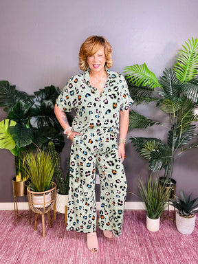 Savage Meets Chic Top and Pants Set