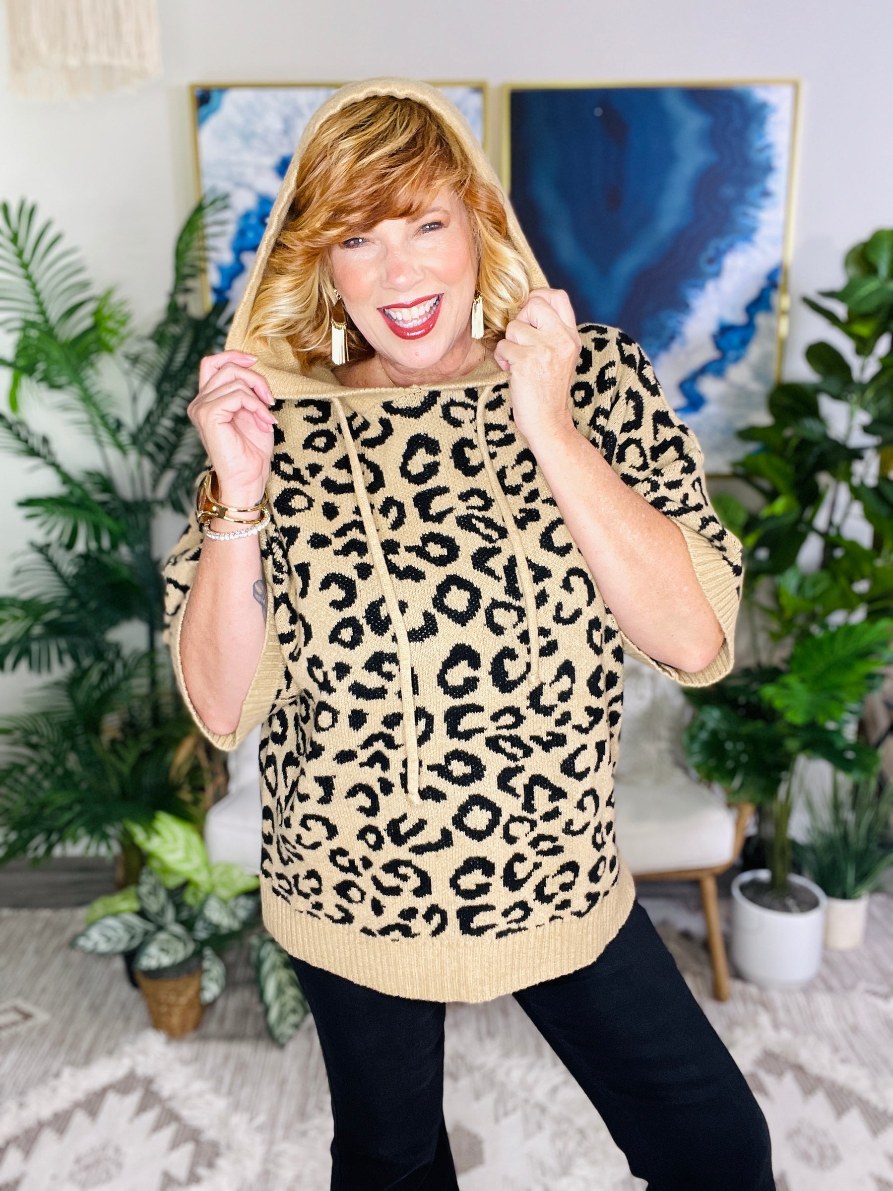 Spotted And Sassy Hooded Sweater (7 Colors)