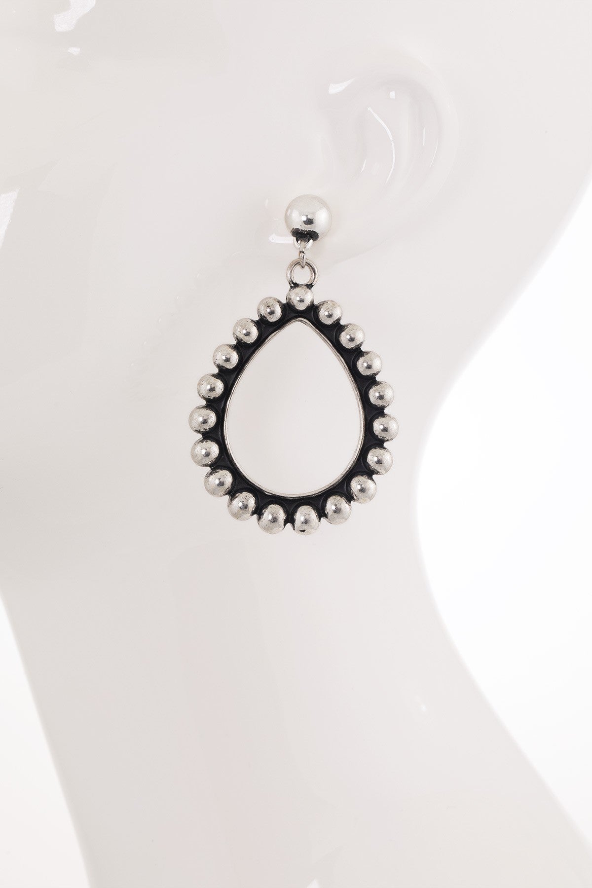 Western Teardrop Dangle Earrings - E060SI