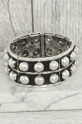 Western Bubble Stretch Bracelet - B042SI