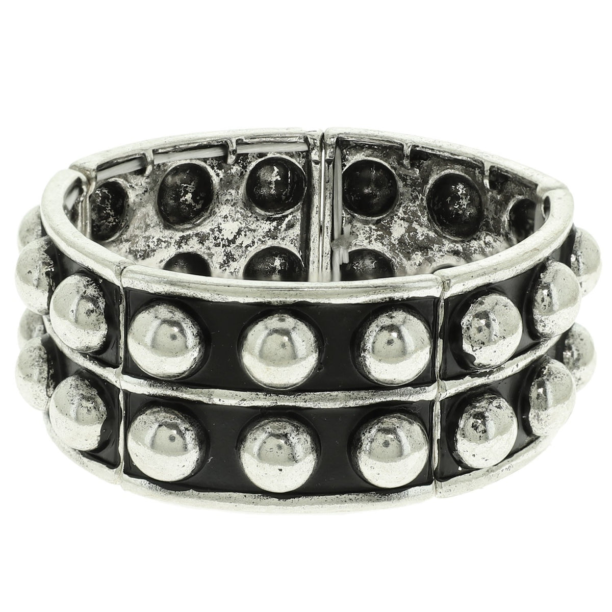 Western Bubble Stretch Bracelet - B042SI