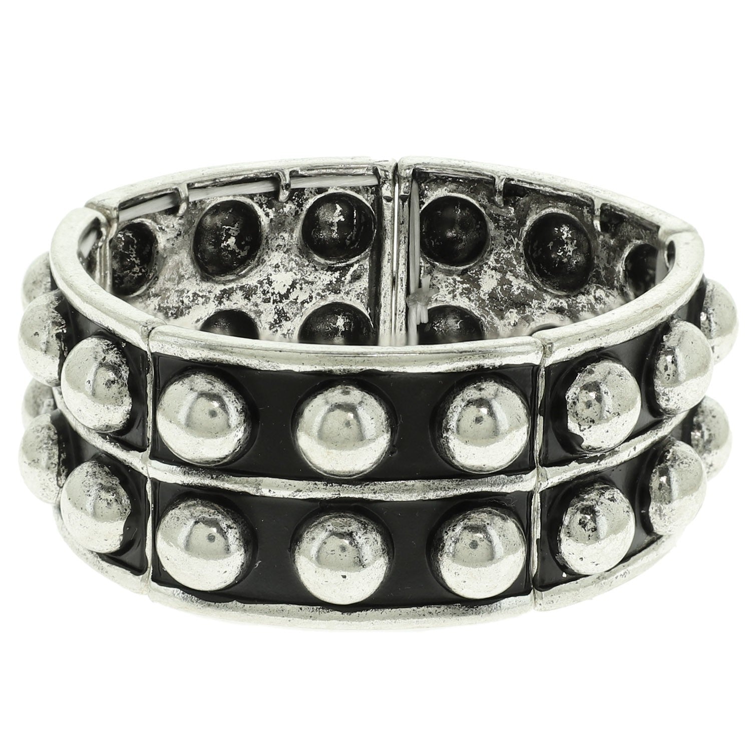 Western Bubble Stretch Bracelet - B042SI