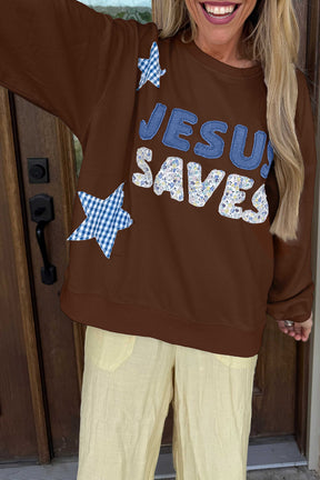 Jesus Saves Sweatshirt (2 Colors)