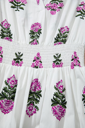 Already Obsessed White Floral Maxi Dress