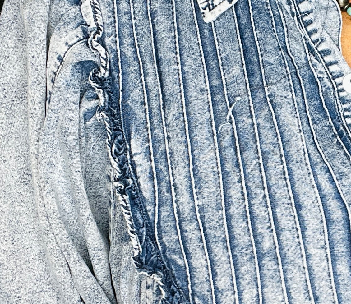 Denim Meets Comfort Tunic/Dress - DR063DN