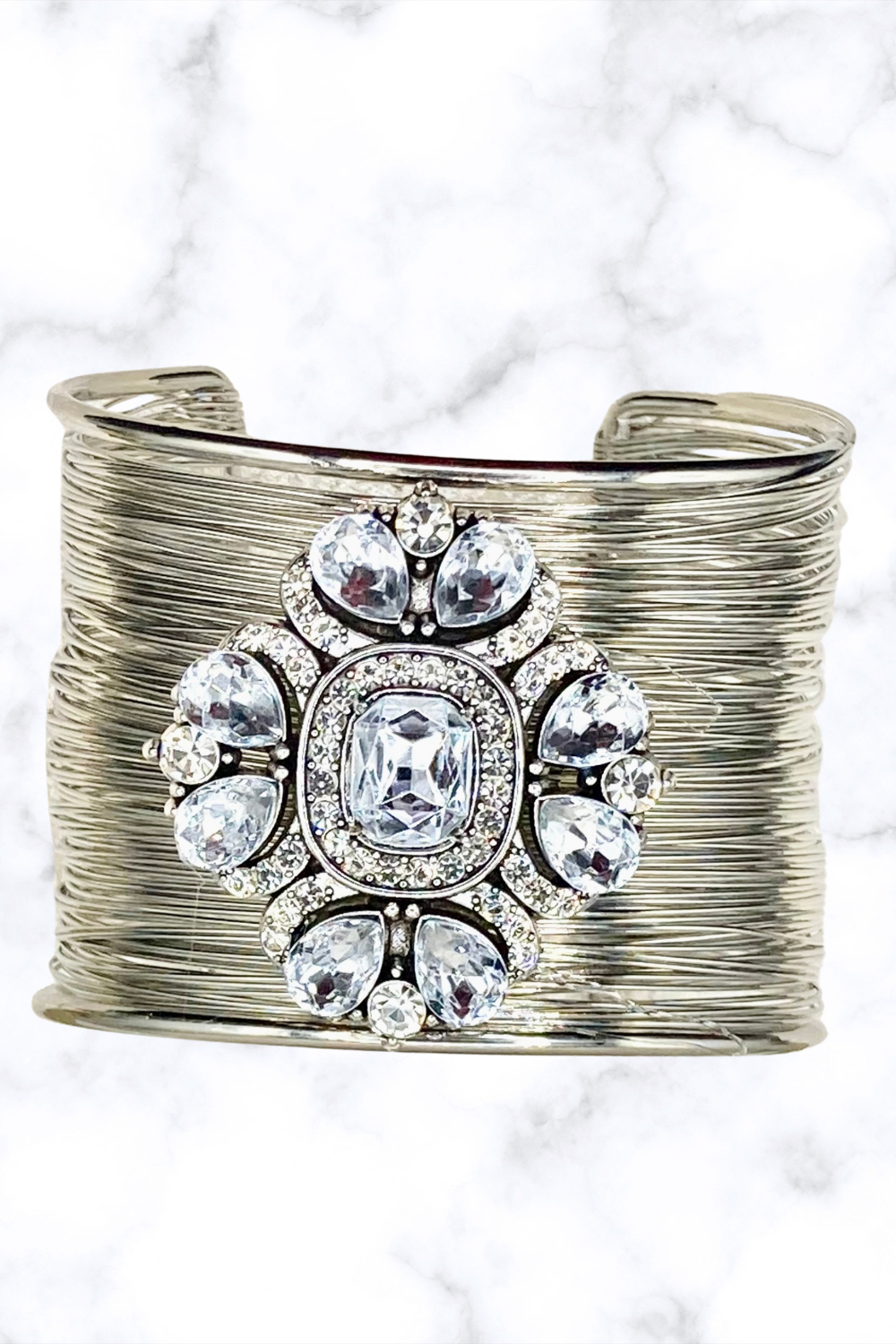 Boho Jewel Statement Cuff Bracelet - B055CL