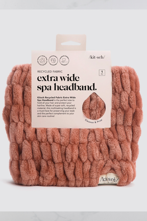 Extra Wide Spa Headband - Dusty Rose