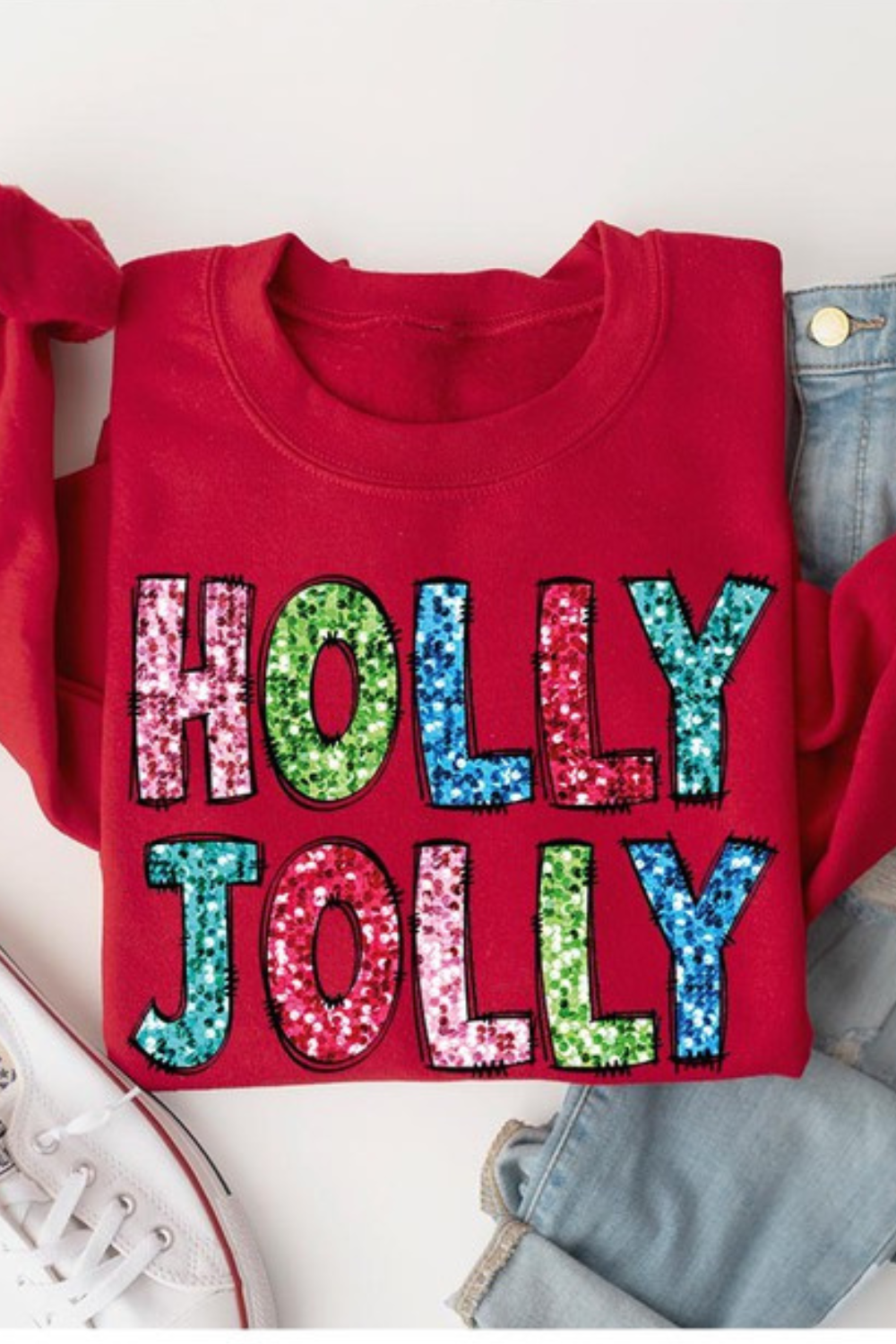 Holly Jolly Sweatshirt (8 Colors)