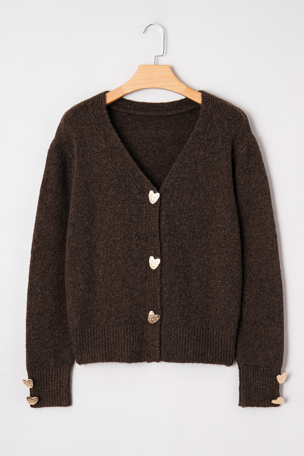 Every Beat Of My Heart Brown Sweater