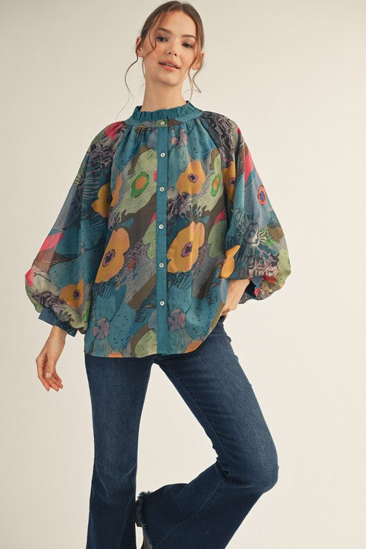 Art In Motion Top - S017MU
