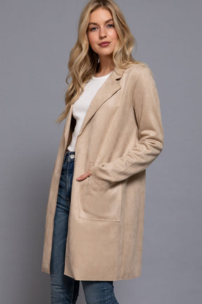 Classic Chic Faux Suede Jacket - OT003SD