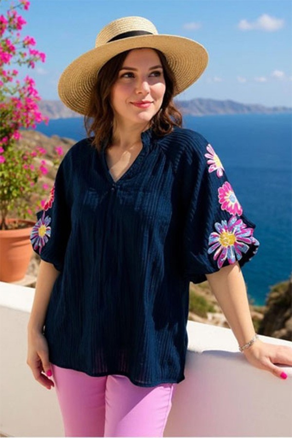 Call Me Later Navy Top - S417NV