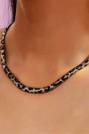 Leopard Snake Chain Necklace - N078LE