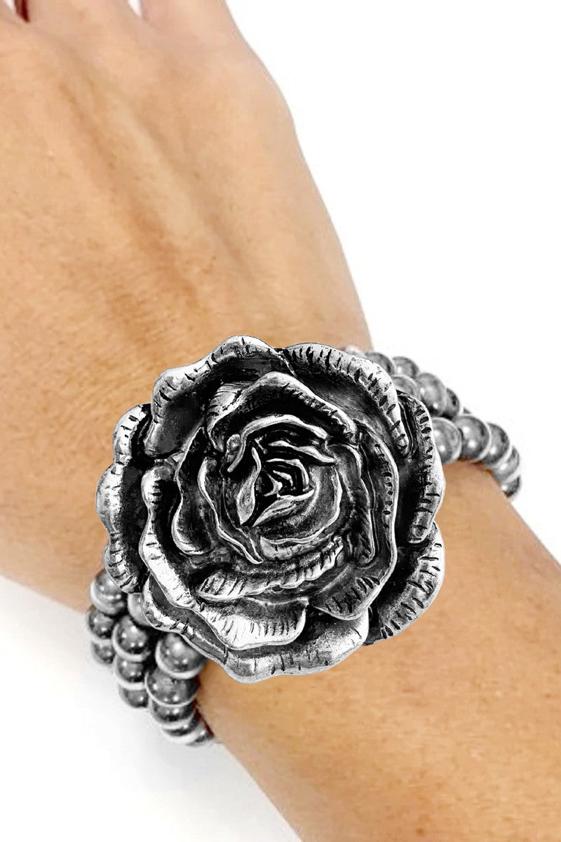 3 Strand Rose Navajo Bracelet - B029SI