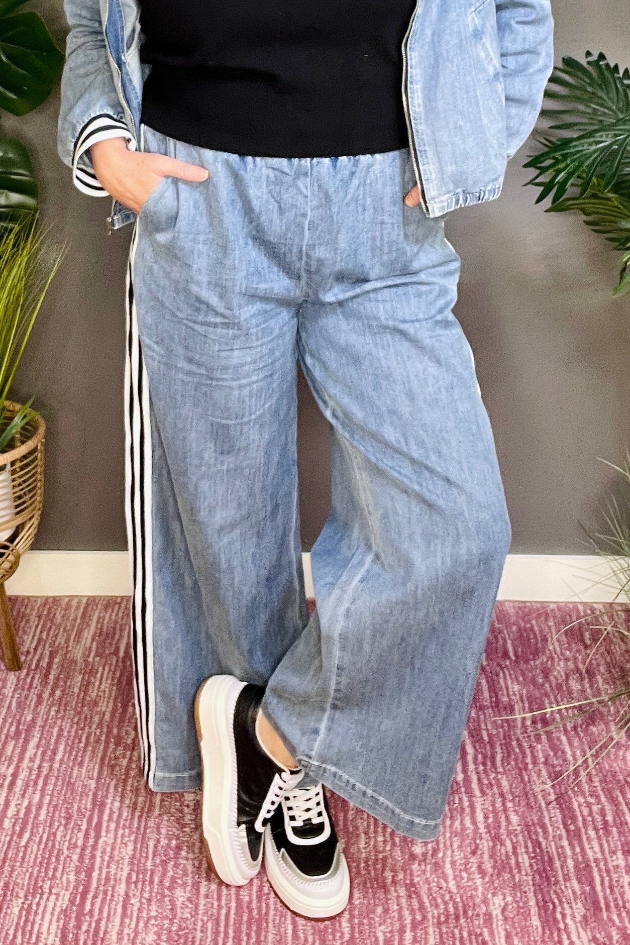 Easy Breezy Denim Pants - P006DN