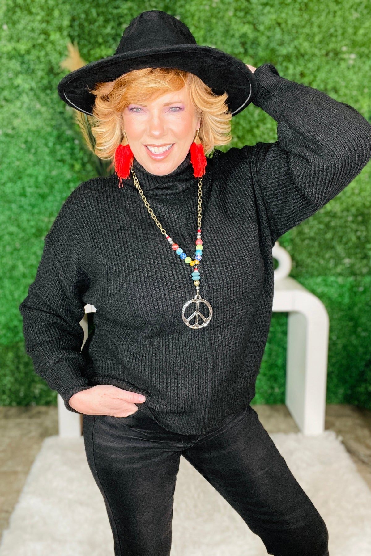 Always Come Back Sweater - S281BK