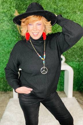 Always Come Back Sweater - S281BK