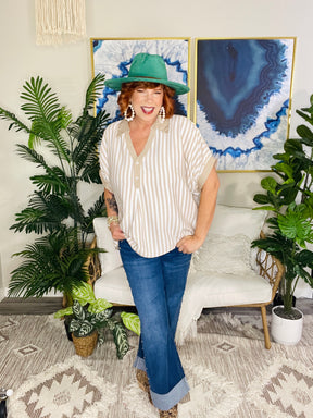 Just My Stripe Top - S999LA