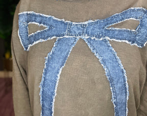 Bow On Point Top - S161BR