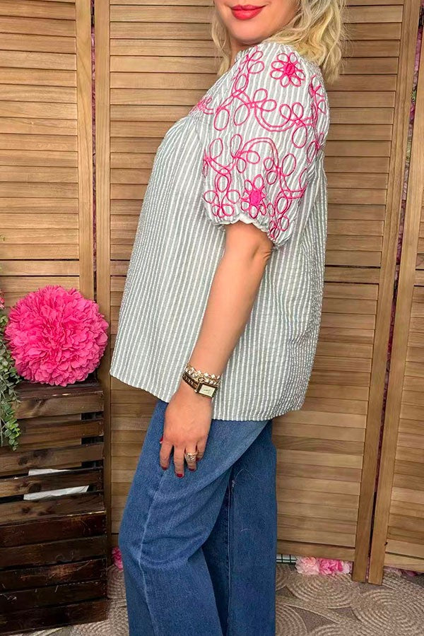 Stripe Affair Top - S557GR
