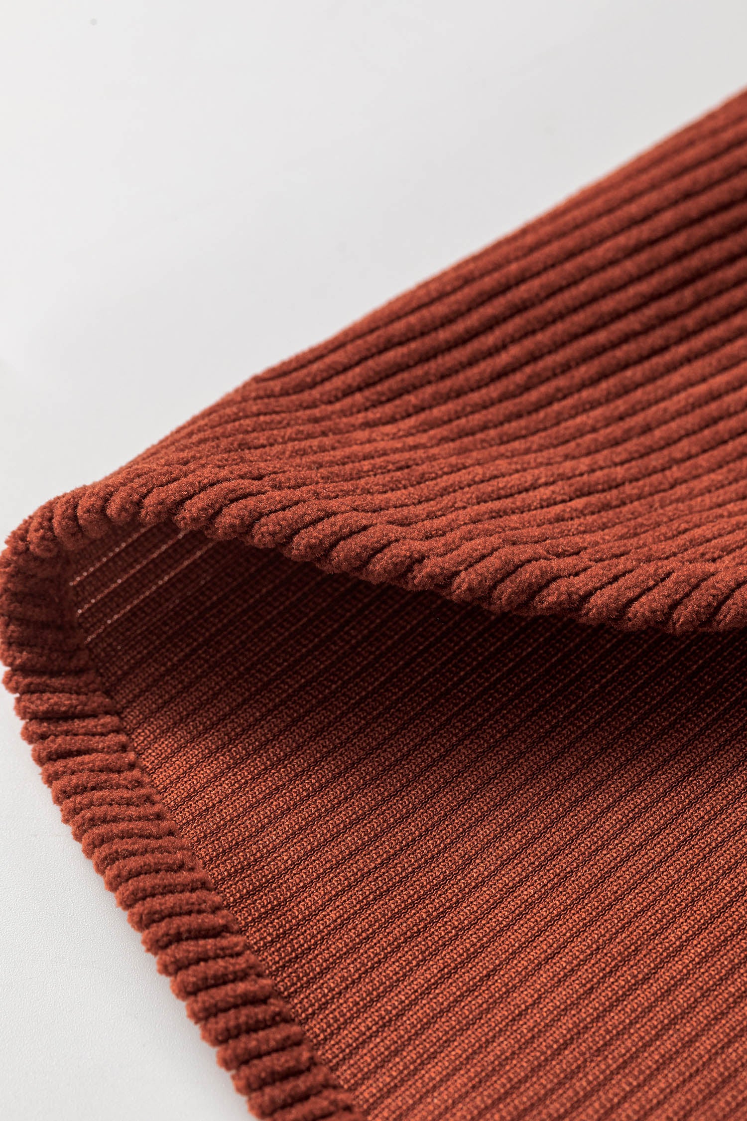 Crisp Autumn Days Corduroy Midi Dress