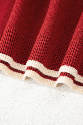 Bow Obsessed Red Sweater