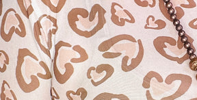 Cheetah Hearts Mesh Top - S261CHE