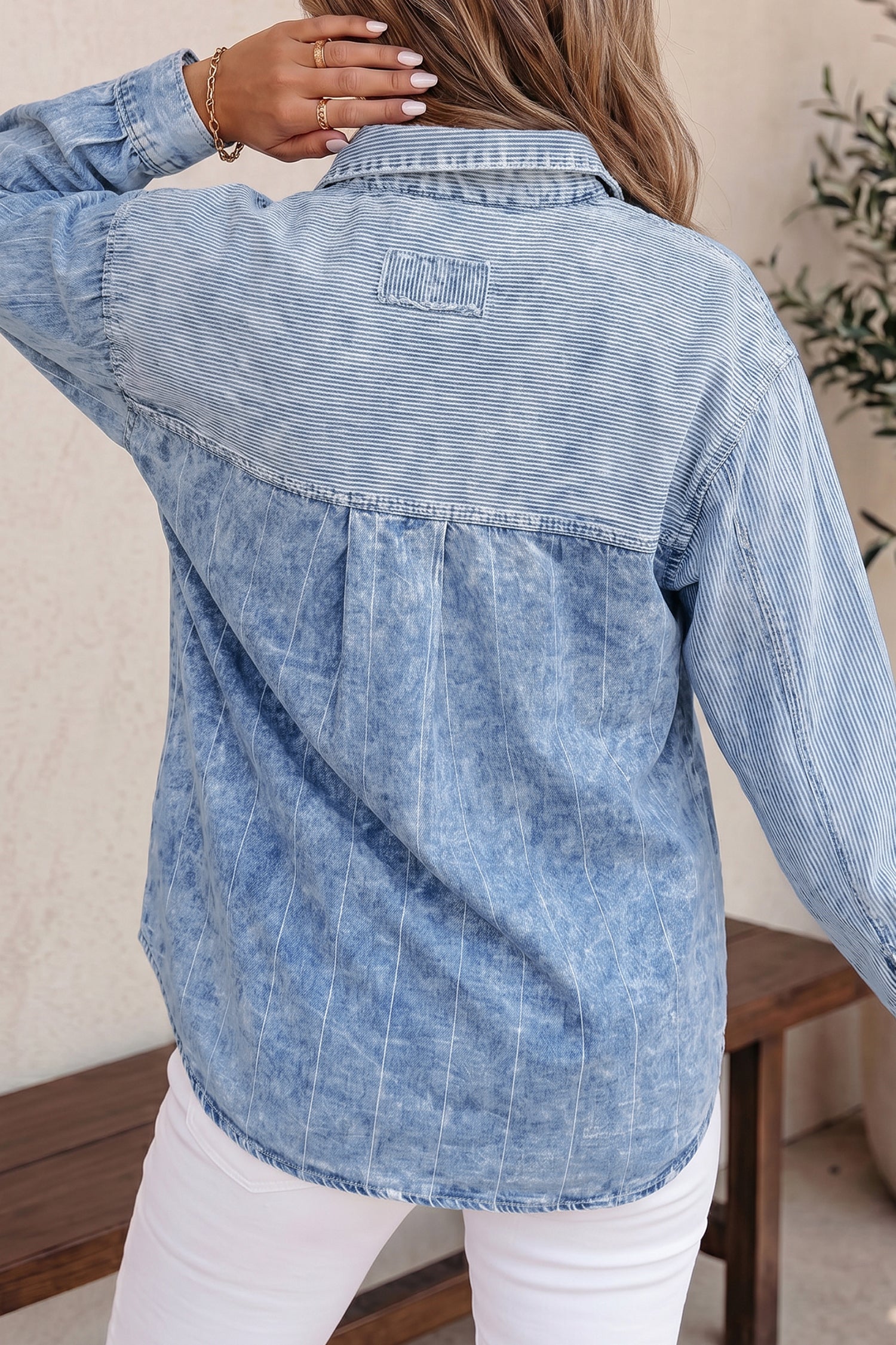 Denim With A Twist Top