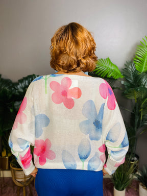 Petal Parade Top - S438WH