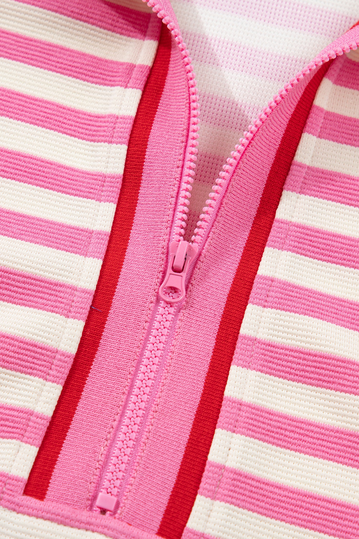 Off In Paradise Sachet Pink Stripe Top And Skort Set