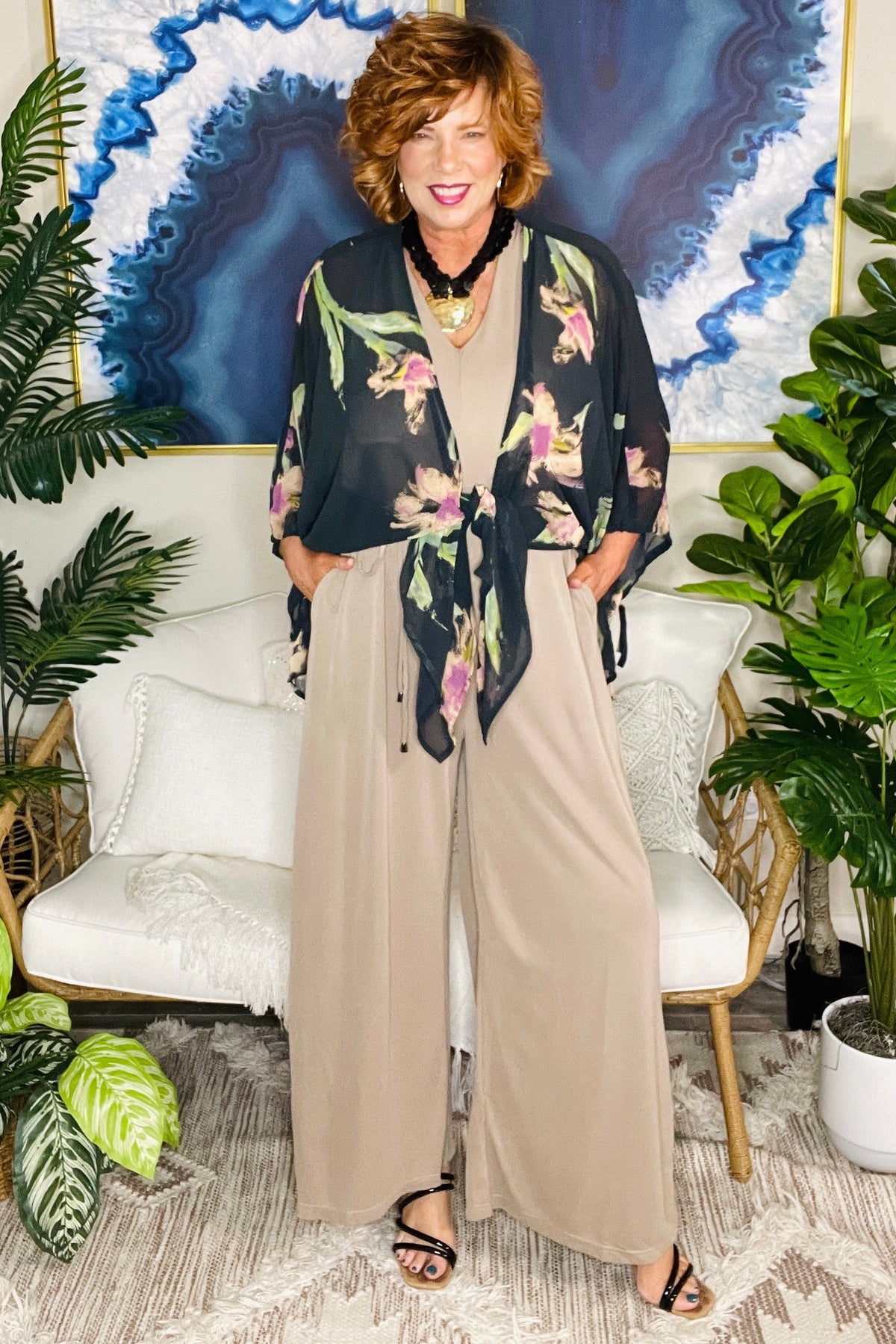 Hello Lovely Kimono - OT149BK